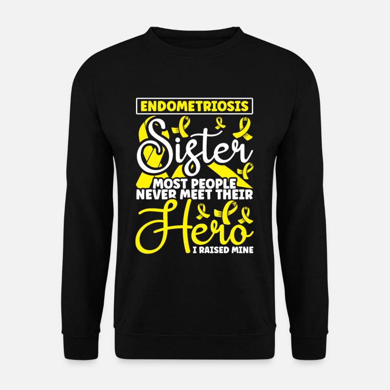 Endometriose - Unisex Pullover - Schwarz