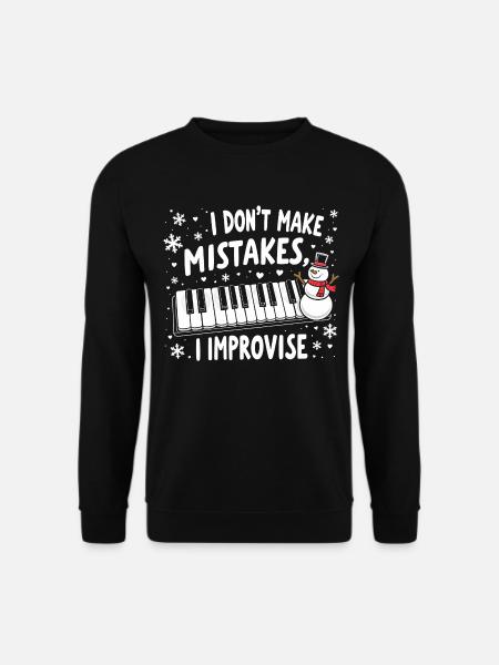 T Shirt Piano - Pianist - Unisex Sweatshirt - black
