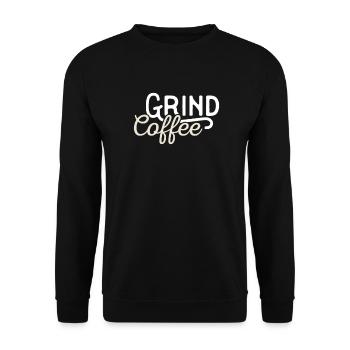 Peignez les grains de café pour le meilleur plaisir - Sweat-shirt Unisexe - noir - Devant - Alina (178cm) & Michal (187cm)