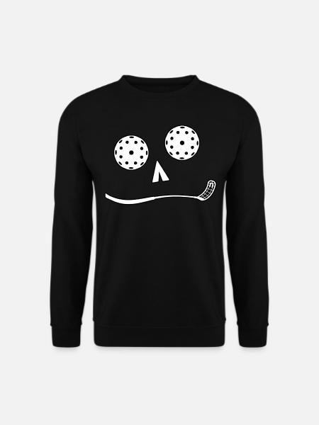 floorball floorball-smile unihockey - Unisex Pullover - Schwarz