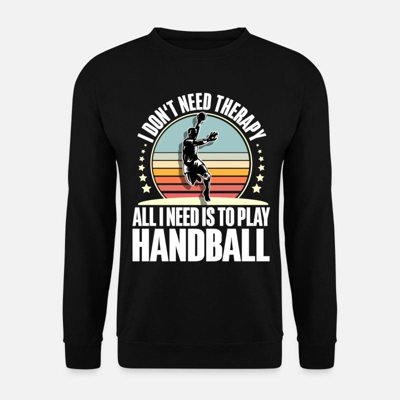 Handball Handballer - Unisex Pullover - Schwarz