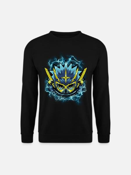 MASKED ROBOT - Zocker Gamer Geschenk Idee - Unisex Pullover - Schwarz