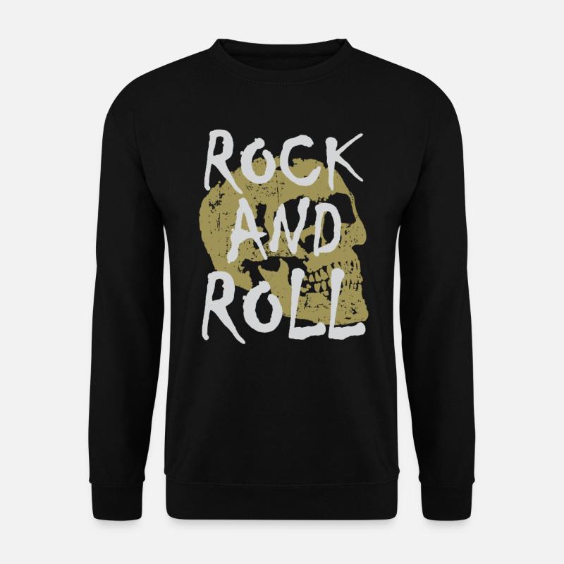 Rock And Roll - Unisex Pullover - Schwarz