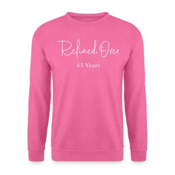 S’affine en 43 ans Idée cadeau d’anniversaire - Sweat-shirt Unisexe - rose - Devant