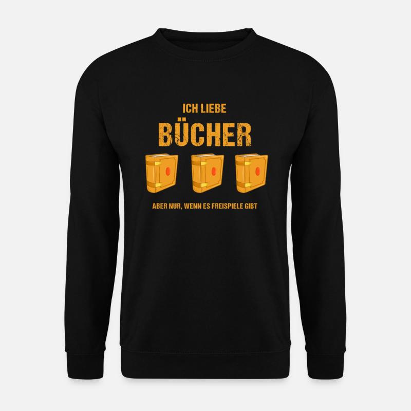Spielothek Spielo Freispiele Spruch Geschenk - Unisex Pullover - Schwarz