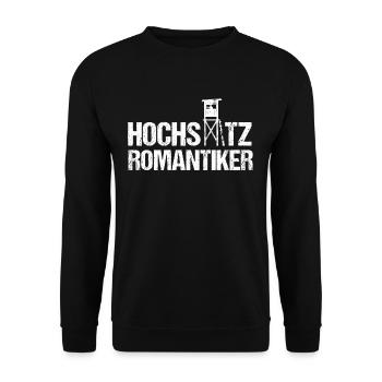 Lustiger Spruch für Jäger - Unisex Pullover - Schwarz - Vorne - Alina (178cm) & Michal (187cm)