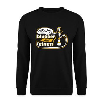 Shisha Gift - Unisex Sweatshirt - black - Front - Alina (178cm) & Michal (187cm)