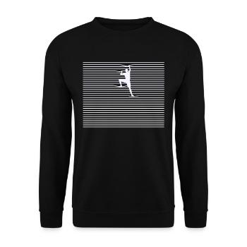 Bouldern Cadeau - Sweat-shirt Unisexe - noir - Devant - Alina (178cm) & Michal (187cm)