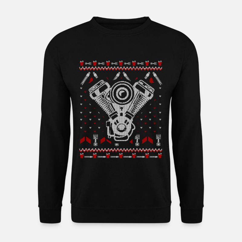 Tuning Ugly Christmas - Unisex Sweatshirt - black