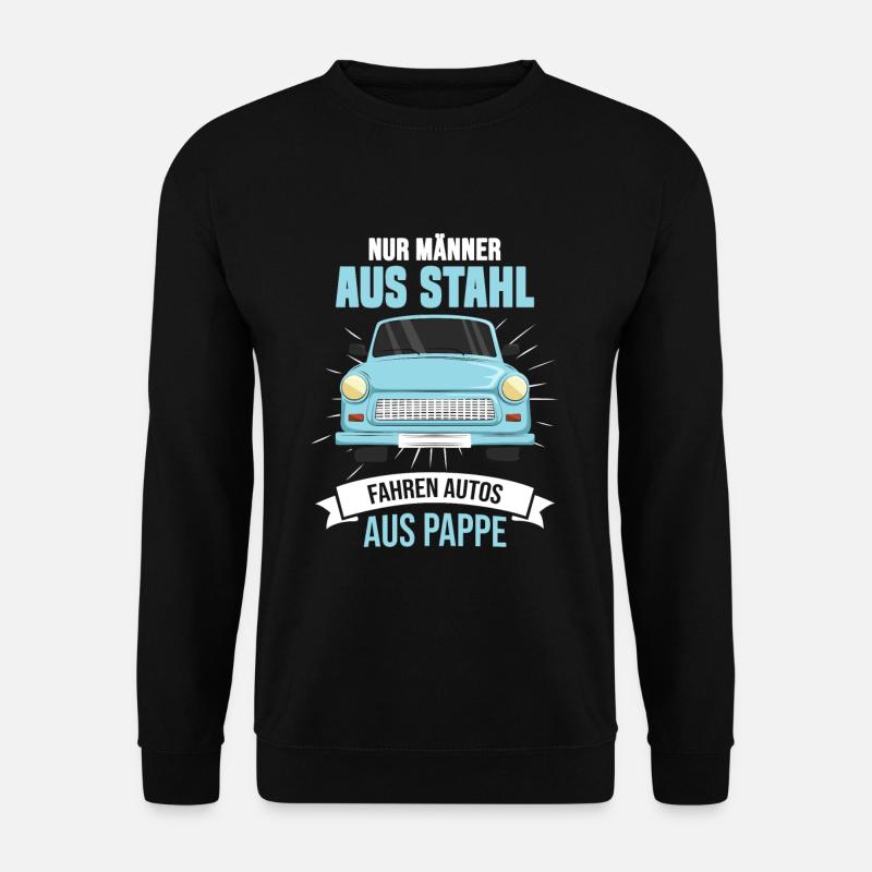 DDR Auto Osten Ossi Ostberlin Ostalgie Ostdeutsch - Unisex Pullover - Schwarz