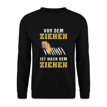 Dark Techno Koksnase Kokser Druffi - Unisex Pullover - Schwarz - Vorne - Alina (178cm) & Michal (187cm)