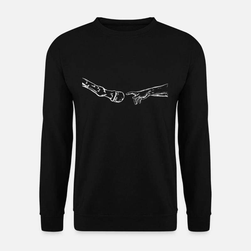 Design de cheval pour une cavalière - Sweat-shirt Unisexe - noir
