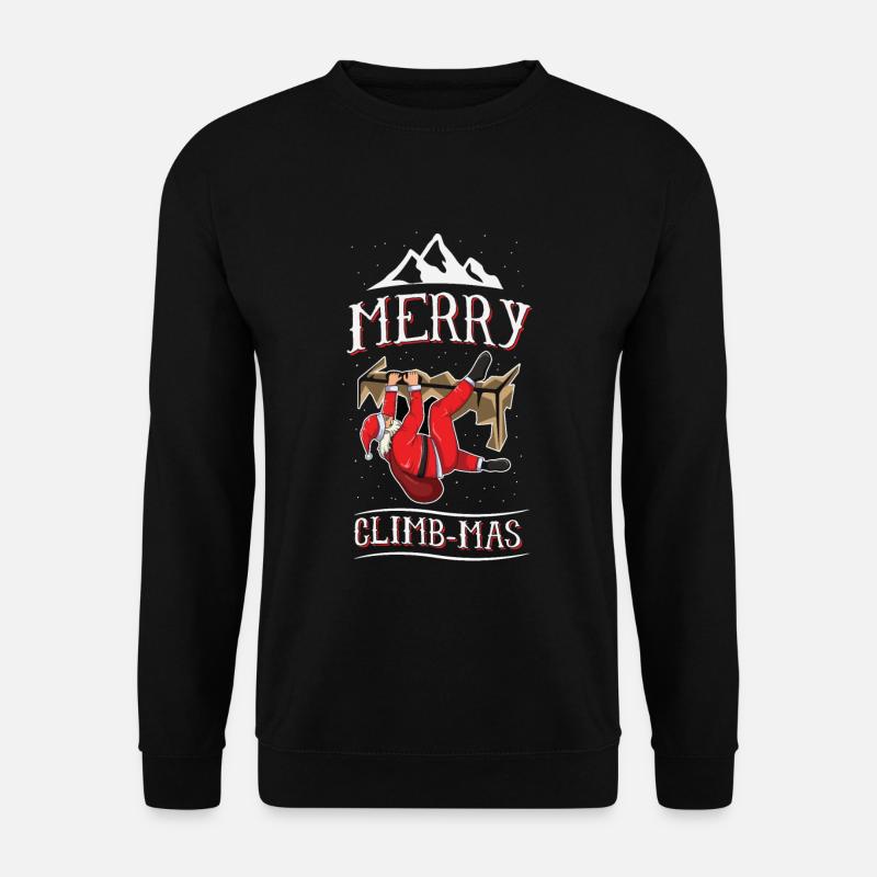 Bouldern Design für einen Boulderer - Unisex Pullover - Schwarz