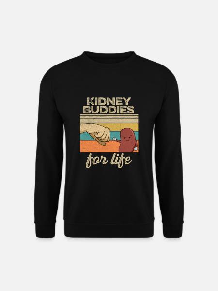 Niere Design für einen Nierenspender - Unisex Pullover - Schwarz