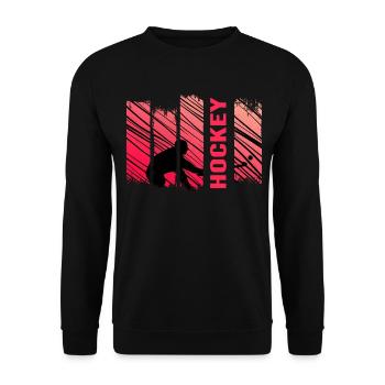 Feldhockey Hockeylegende Hockey Hockeysport - Unisex Pullover - Schwarz - Vorne - Alina (178cm) & Michal (187cm)