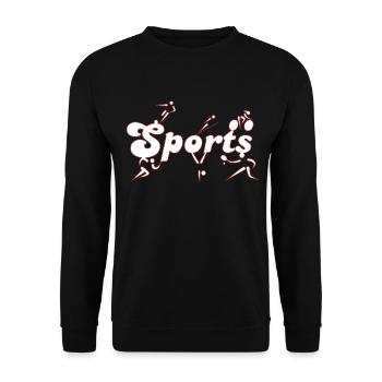 Sports - Sweat-shirt Unisexe - noir - Devant - Alina (178cm) & Michal (187cm)