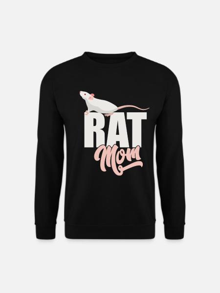 Rat - Rat Mom - Unisex Sweatshirt - black