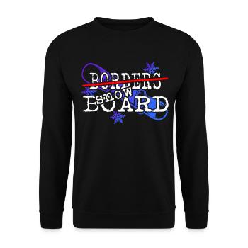 Snowboard Snowboard-Style Ski Lift Fun Park - Sweat-shirt Unisexe - noir - Devant - Alina (178cm) & Michal (187cm)
