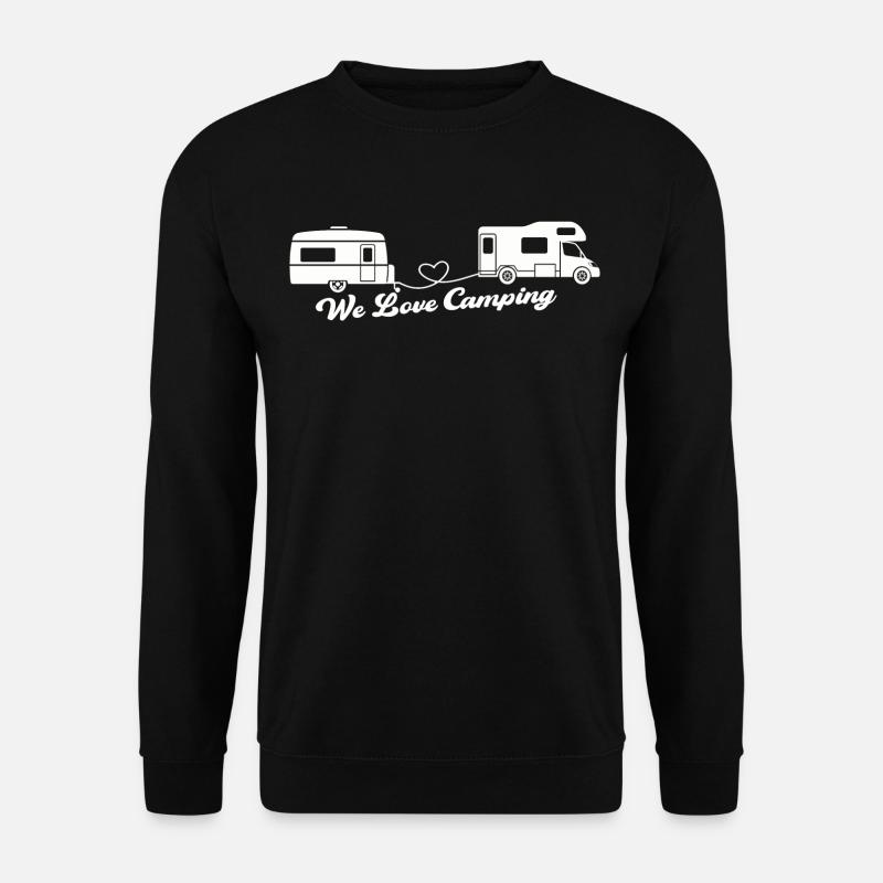 We Love Camping - Unisex Pullover - Schwarz