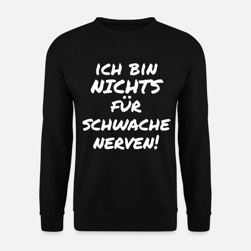 Nichts Für Schwache Nerven - hell - Unisex Pullover - Schwarz
