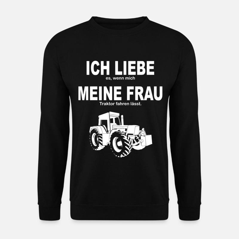 Geschenk Landwirt - Unisex Pullover - Schwarz