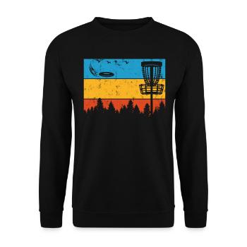 Ultimate Frisbee Frolf Disc Golf Flying Disc Sport - Sweat-shirt Unisexe - noir - Devant - Alina (178cm) & Michal (187cm)