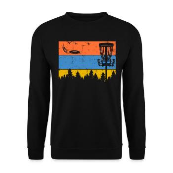 Ultimate Frisbee Frolf Disc Golf Flying Disc Sport - Sweat-shirt Unisexe - noir - Devant - Alina (178cm) & Michal (187cm)