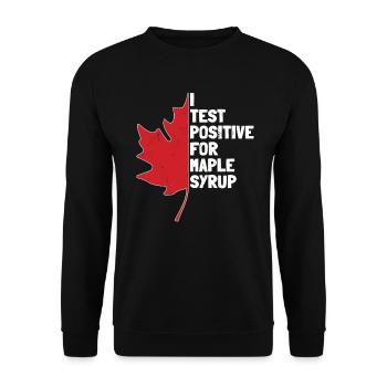 Sirop d’érable Maple Tree Sap Tapping Sugaring Tapper - Sweat-shirt Unisexe - noir - Devant - Alina (178cm) & Michal (187cm)