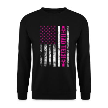 Radiology Department Radiologist Joke Radiography - Unisex Sweatshirt - black - Front - Alina (178cm) & Michal (187cm)