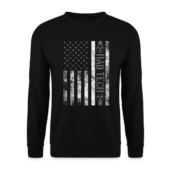 Département de radiologie Radiologue Joke Radiographie - Sweat-shirt Unisexe - noir - Devant - Alina (178cm) & Michal (187cm)