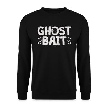 Geisterköder Paranormal Investigator Geisterjagd - Unisex Pullover - Schwarz - Vorne - Alina (178cm) & Michal (187cm)