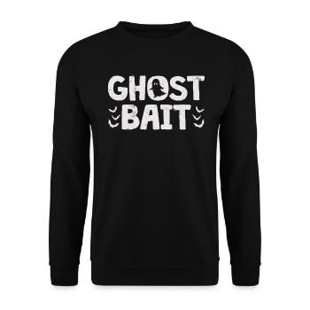 Geisterköder Paranormal Investigator Geisterjagd - Unisex Pullover - Schwarz - Vorne - Alina (178cm) & Michal (187cm)