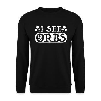 Ghost Hunter Paranormal Investigator Geisterjagd - Unisex Pullover - Schwarz - Vorne - Alina (178cm) & Michal (187cm)