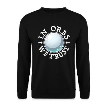Ghost Hunter Paranormal Investigator Geisterjagd - Unisex Pullover - Schwarz - Vorne - Alina (178cm) & Michal (187cm)