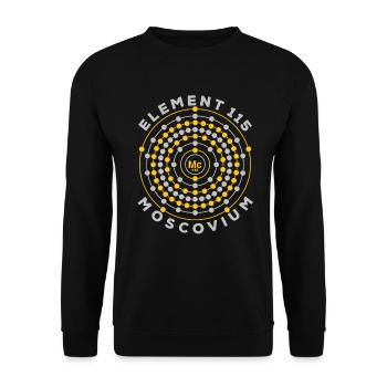Element 115 Ununpentium Anti Gravity Moscovium - Sweat-shirt Unisexe - noir - Devant - Alina (178cm) & Michal (187cm)
