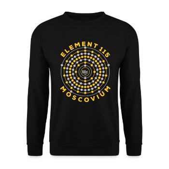 Element 115 Ununpentium Anti Gravity Moscovium - Sweat-shirt Unisexe - noir - Devant - Alina (178cm) & Michal (187cm)