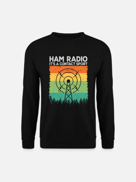 Amateurfunk | Es ist ein Kontaktsport Amateurfunk - Unisex Pullover - Schwarz