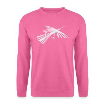 Nazca Lines | Peru Geoglyphs Las Líneas De Nazca - Unisex Sweatshirt - pink - Front