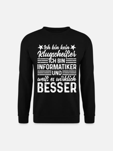 Informatiker - Unisex Pullover - Schwarz