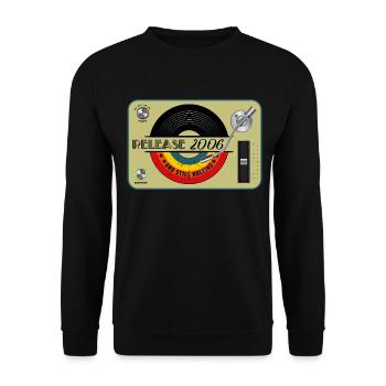 2006 birthday 16 years 16th anniversary retro release - Unisex Sweatshirt - black - Front - Alina (178cm) & Michal (187cm)