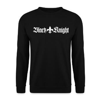 Schwarzer Ritter - Unisex Pullover - Schwarz - Vorne - Alina (178cm) & Michal (187cm)