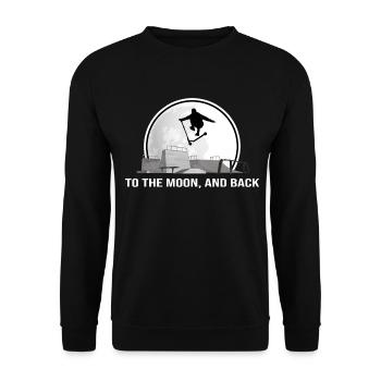 scooter stuntscooter scooter-life e-scooter - Unisex Pullover - Schwarz - Vorne - Alina (178cm) & Michal (187cm)