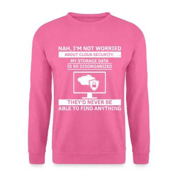 Cyber Security Design für IT Sicherheit und Hacker - Unisex Pullover - Pink - Vorne