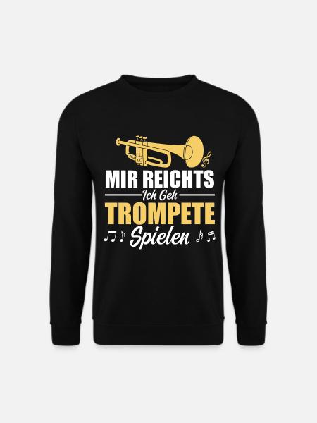 Mir Reichts Ich Geh Trumpet spielen - Unisex Pullover - Schwarz