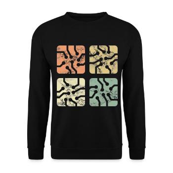 Ingénieur en électronique - Sweat-shirt Unisexe - noir - Devant - Alina (178cm) & Michal (187cm)