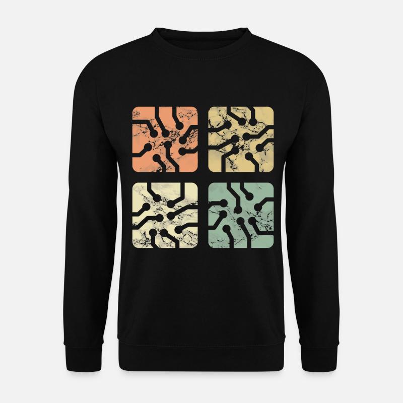Elektroniker Platine - Unisex Pullover - Schwarz
