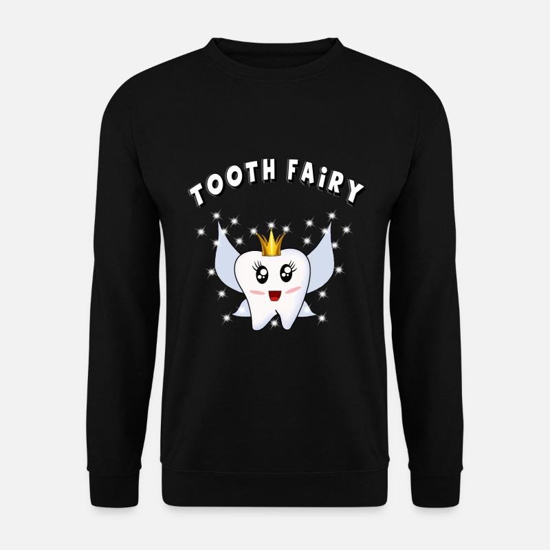 dent fée dent fée dentiste dent tanzanel - Sweat-shirt Unisexe - noir
