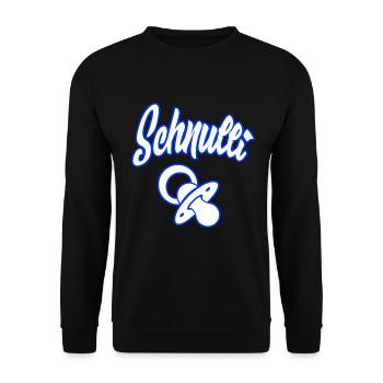 Schnulli Schnuller - Unisex Pullover - Schwarz - Vorne - Alina (178cm) & Michal (187cm)