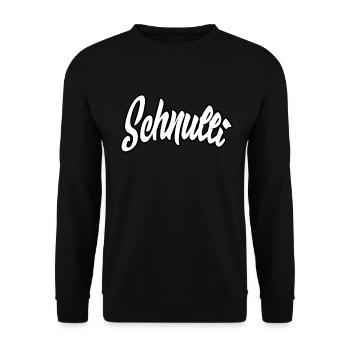 schnulli - Unisex Pullover - Schwarz - Vorne - Alina (178cm) & Michal (187cm)