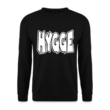 hygge - Unisex Sweatshirt - black - Front - Alina (178cm) & Michal (187cm)